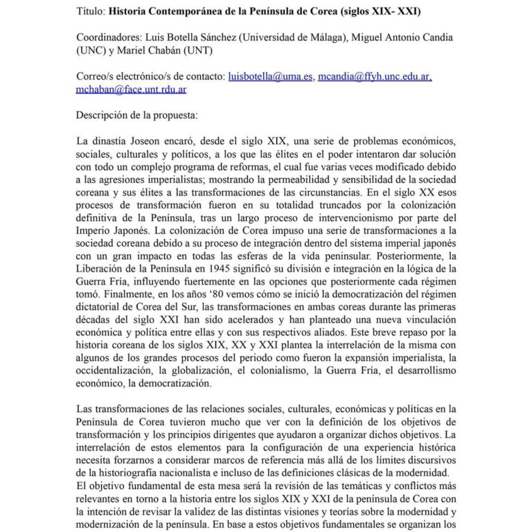 XI Congreso Nacional de la Asociación Latinoamericana de Estudios sobre Asia y África (ALADAA)